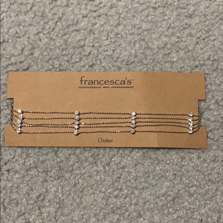 Rhinestone Adjustable Choker 8$